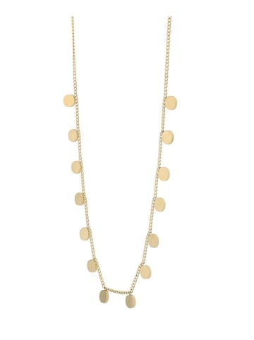 Adeliás Damen Halskette aus Edelstahl 40+5 in gold