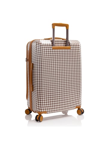 Heys EZ Fashion 4 Rollen Trolley M 66 cm mit Dehnfalte brown houndstooth