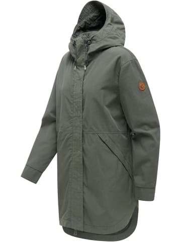 ragwear Kurzmantel Lamyja B in Dark Olive