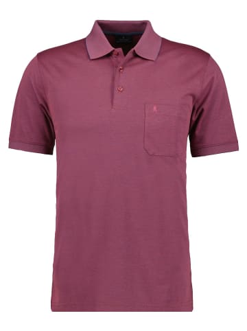 Ragman Poloshirt mit Brusttasche in Beere