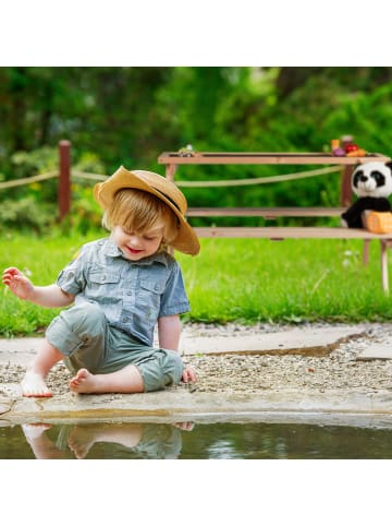 relaxdays Kindersitzgruppe in Natur/ Schwarz