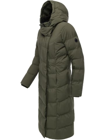 ragwear Wintermantel Pavla Long Soft YOUMODO in Dark Olive