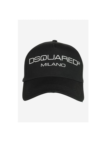 Dsquared2 Milano Logodruck Baseball Cap Schwarz