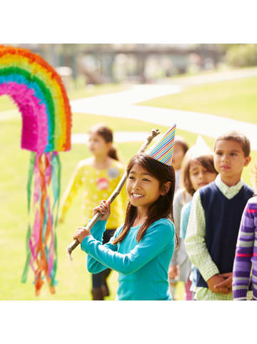 relaxdays Pinata Regenbogen in Bunt