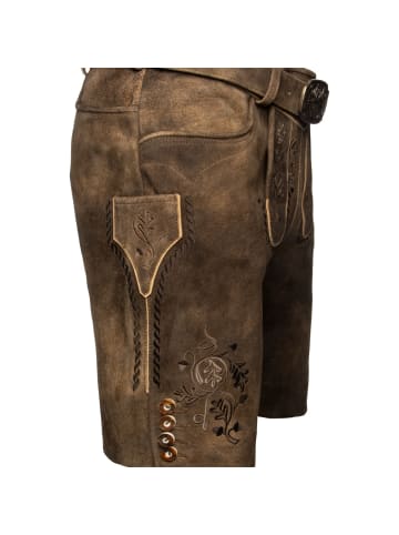 Spieth & Wensky Lederhose Gernot in hellbraun