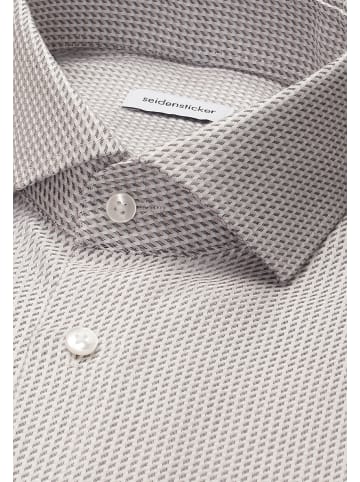 Seidensticker Business Hemd Regular in Beige