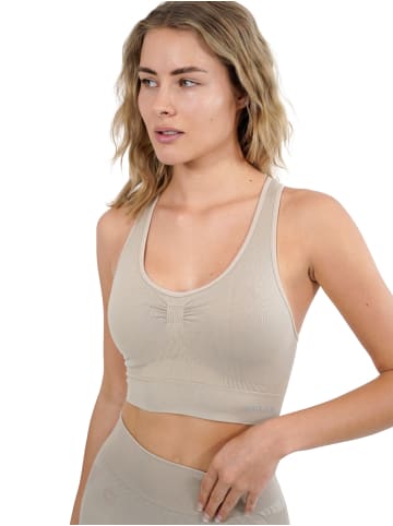 Stark Soul® Seamless Light Sports Bra - Sport BH in beige