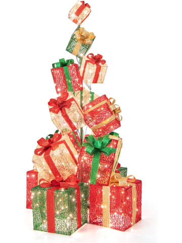 COSTWAY Geschenkboxen LED in Bunt