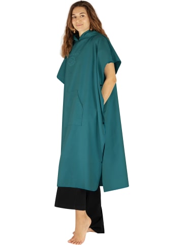 normani Damen Mikrofaser Badeponcho Nosara in Petrol