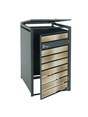 MCW 1er/2er-Mülltonnenverkleidung J81 erweiterbar, Gold