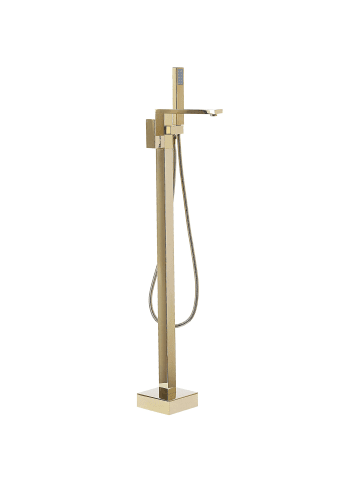 Beliani Wannenarmaturen DELLA in Gold - (W) 15 x (H) 120 x (L) 26 cm