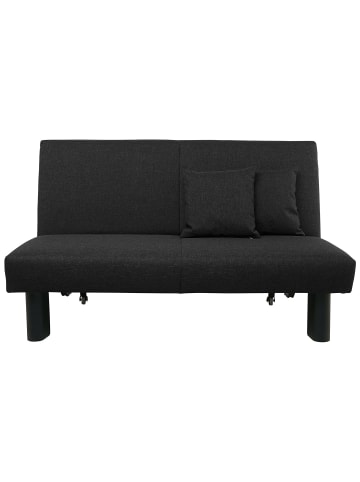 others FALTSOFA Kalomira Bezug Flachgewebe Metall schwarz / schwarz