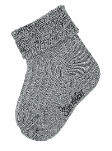 Sterntaler Sterntaler Baby Socken uni in silber mel.