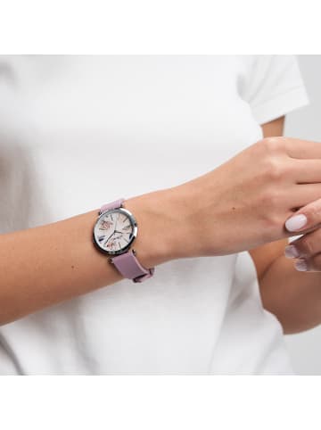 s.Oliver Armbanduhr Soft Connection in lila