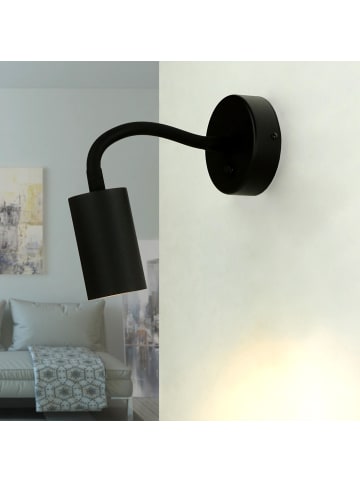 Licht-Erlebnisse Wandlampe (B)10 x (H)32 cm in SchwarzSchwarz
