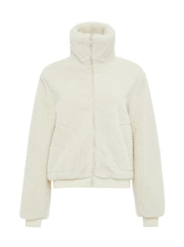 Threadbare Fellimitatjacke Monkey in Creme