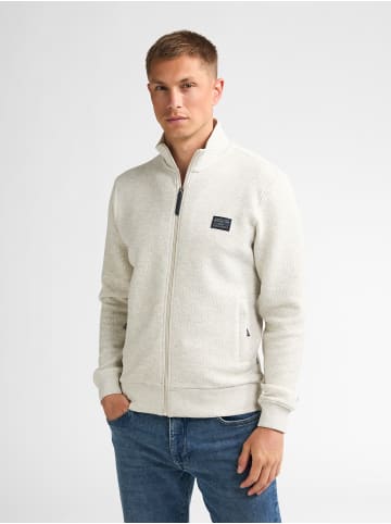 Petrol Industries Sweatshirt mit Zip-Kragen steelcrest in Weiß
