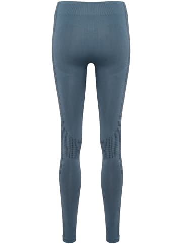 Hummel Hummel Tights Hmlmt Yoga Damen Atmungsaktiv Dehnbarem Feuchtigkeitsabsorbierenden Nahtlosen in STORMY WEATHER