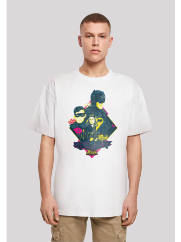 F4NT4STIC Heavy Oversize T-Shirt DC Comics Batman TV Series Character Pop in weiß