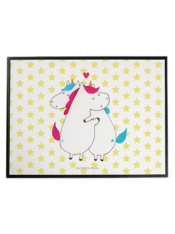 Mr. & Mrs. Panda tischpad Einhorn Mitteilung ohne Spruch in Weiß