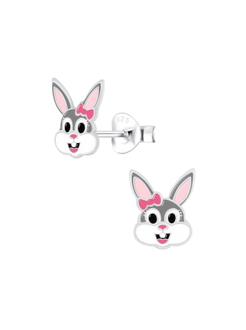 Alexander York Ohrstecker-Set HASE und EI in 925 Sterling Silber