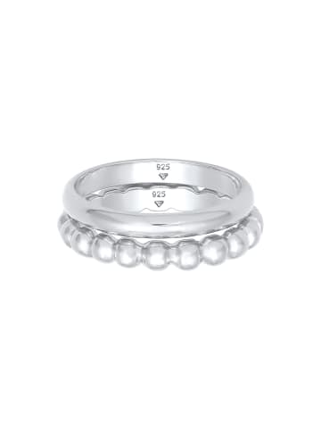 Elli Ring 925 Sterling Silber Ring Set in Silber