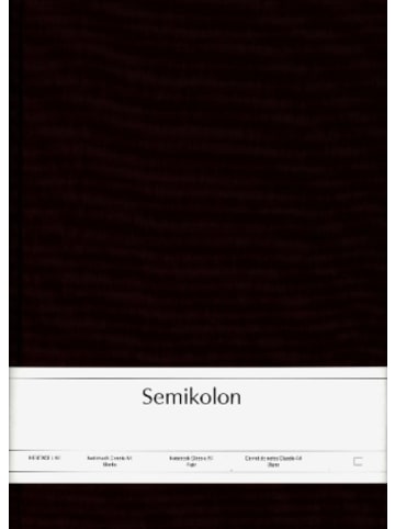 Semikolon Papeterie/PBS - Semikolon Notizbuch Classic A4 blanko burgundy