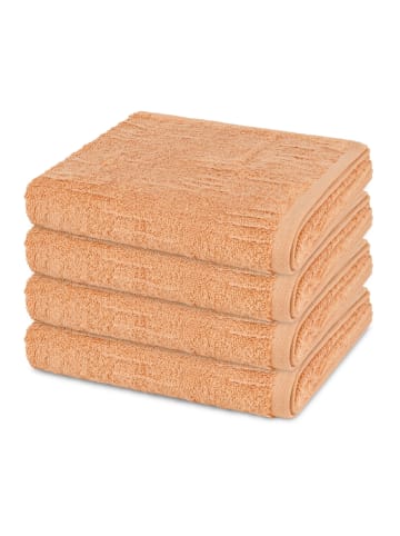 Ross 4 X Handtuch im Set Premium in Caramel