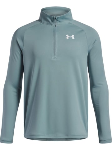 Under Armour Longsleeve "Tech 2.0 1/2 Zip" in Grün