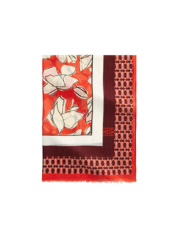 Marc O'Polo Schal mit Allover-Print in multi/burnt red