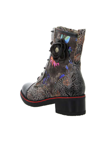 LAURA VITA Schnürstiefeletten in Schwarz