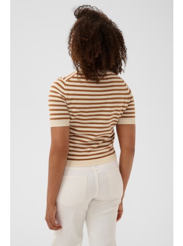 PART TWO Strickpullover GertianaPW Relaxed fit in Brown Stripe