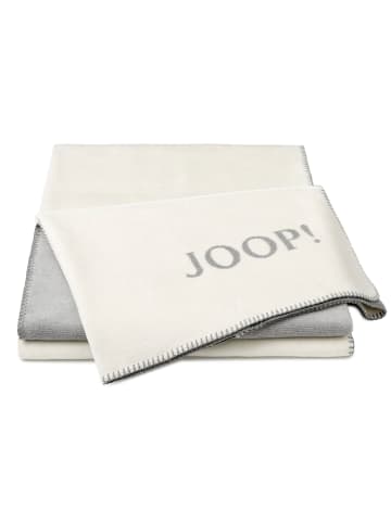 JOOP! Wohndecken 1er Pack in Natur-Silber