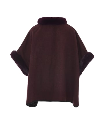 fraully Damen Poncho in Lila