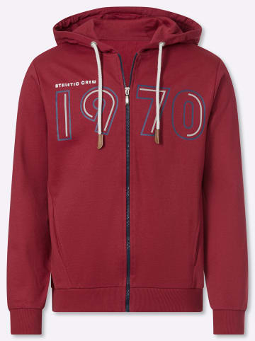 WITT WEIDEN Sweatjacke in kirsche-bedruckt