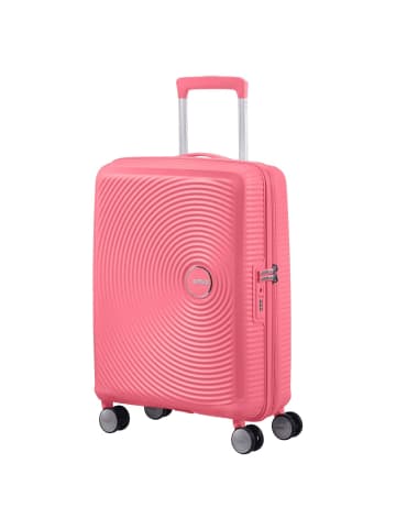 American Tourister Soundbox - 4-Rollen-Kabinentrolley 55 cm erw. (gelb) in sun kissed coral