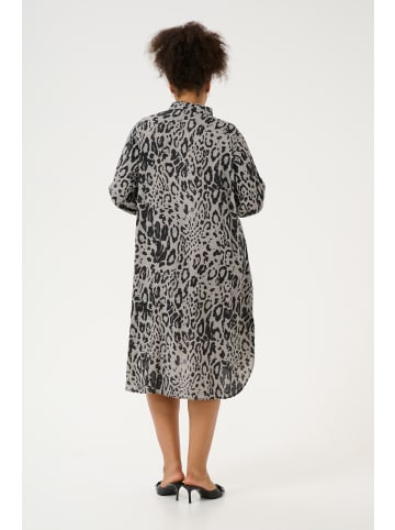 KAFFE curve Kleid KCmille Loose fit in Moonstruck / Black Animal