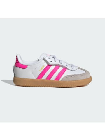 adidas Turnschuhe Samba in Cloud White / Lucid Pink / Gum