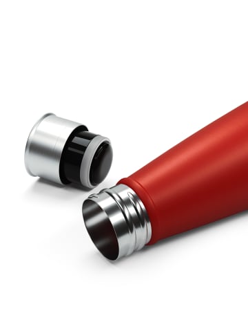 LA VAGUE GRAVITY Edelstahl-Isolierflasche in mattes Rot