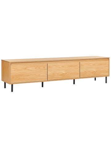 Beliani TV-Möbel NIKEA in Braun/Schwarz - (W) 180 x (H) 45 x (L) 40 cm