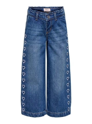 KIDS ONLY Wide Fit Jeans Denim Mini in medium blue denim