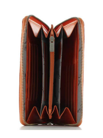 Golden Head Riso Reißverschlussbörse Damen Orange