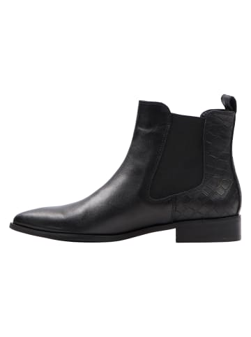 usha BLACK LABEL Damen Schuhe in Schwarz Krokodil