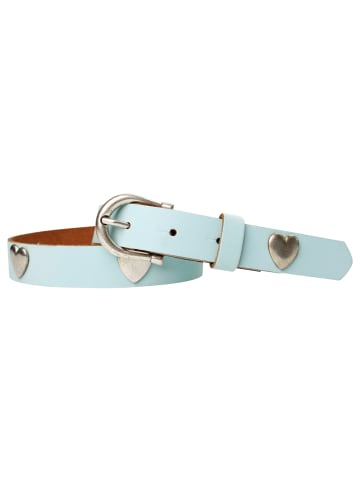 FRONHOFER Ledergürtel in Aqua