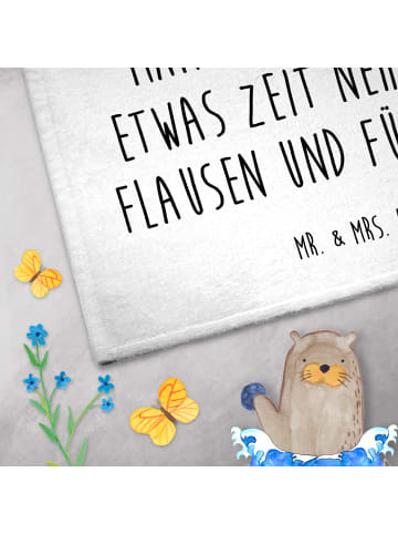 Mr. & Mrs. Panda Mini-Handtuch Küken Wander mit Spruch in Weiß