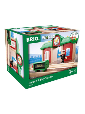 Brio Brio Aktionsspiel Sprechender Bahnhof in bunt