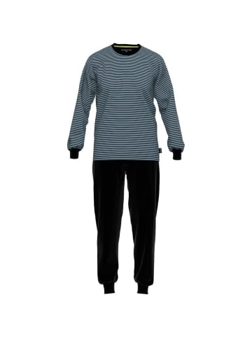 CECEBA Pyjama kurz für Herren in blau
