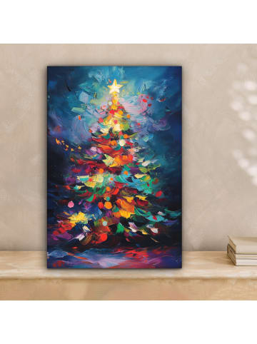 MuchoWow Leinwand Bilder Multicolor