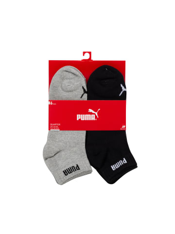 Puma Socken QUARTER 12P in 666 - black/grey