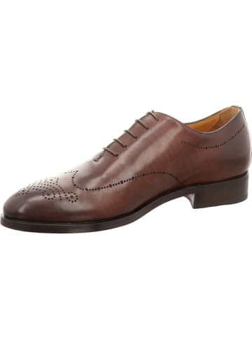 LANCIOR Schnürschuhe in dunkelbraun